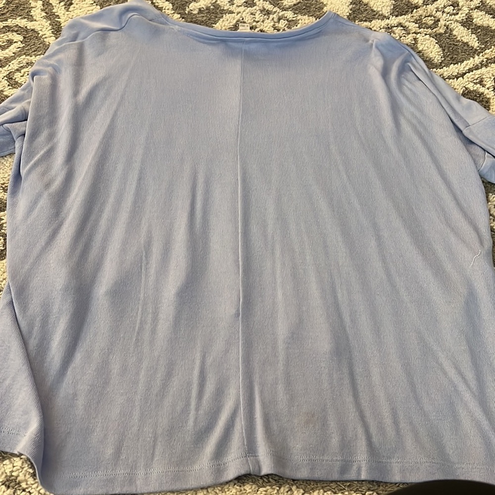 LOFT v-neck top, periwinkle blue, size M NWT! - Picture 5 of 5